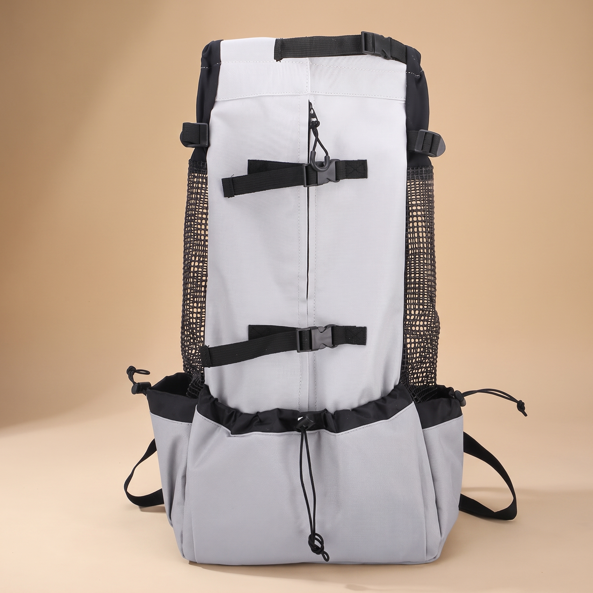 Sac à dos de transport pour chien Le Randonneur, coloris gris clair